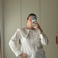 Pure cotton white blouse