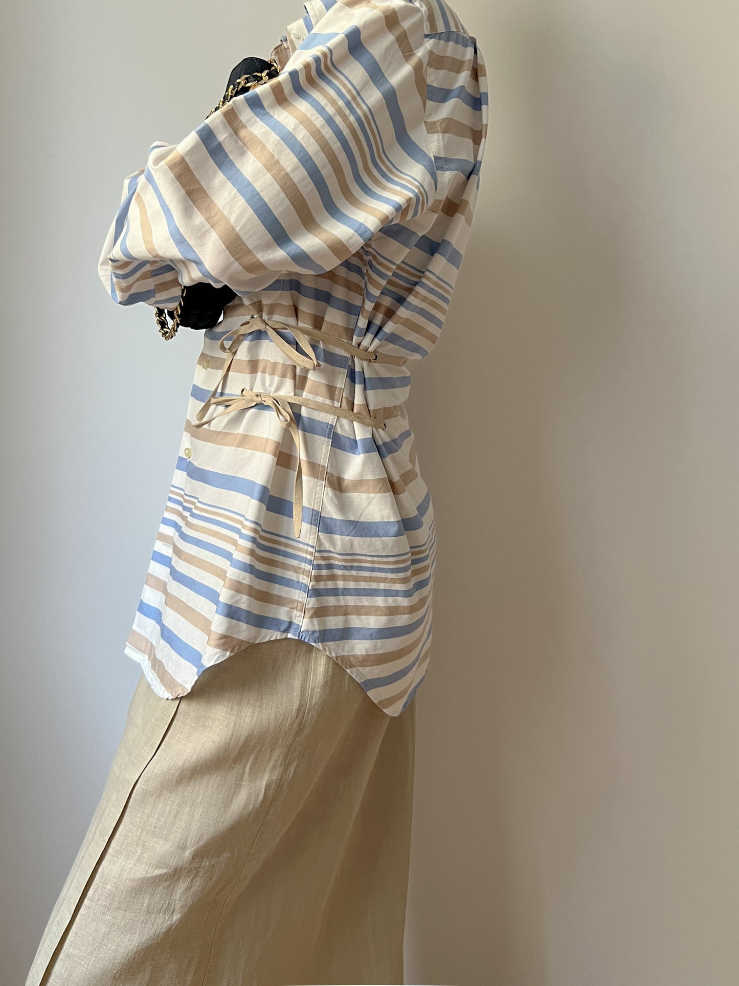 Isotta striped cotton