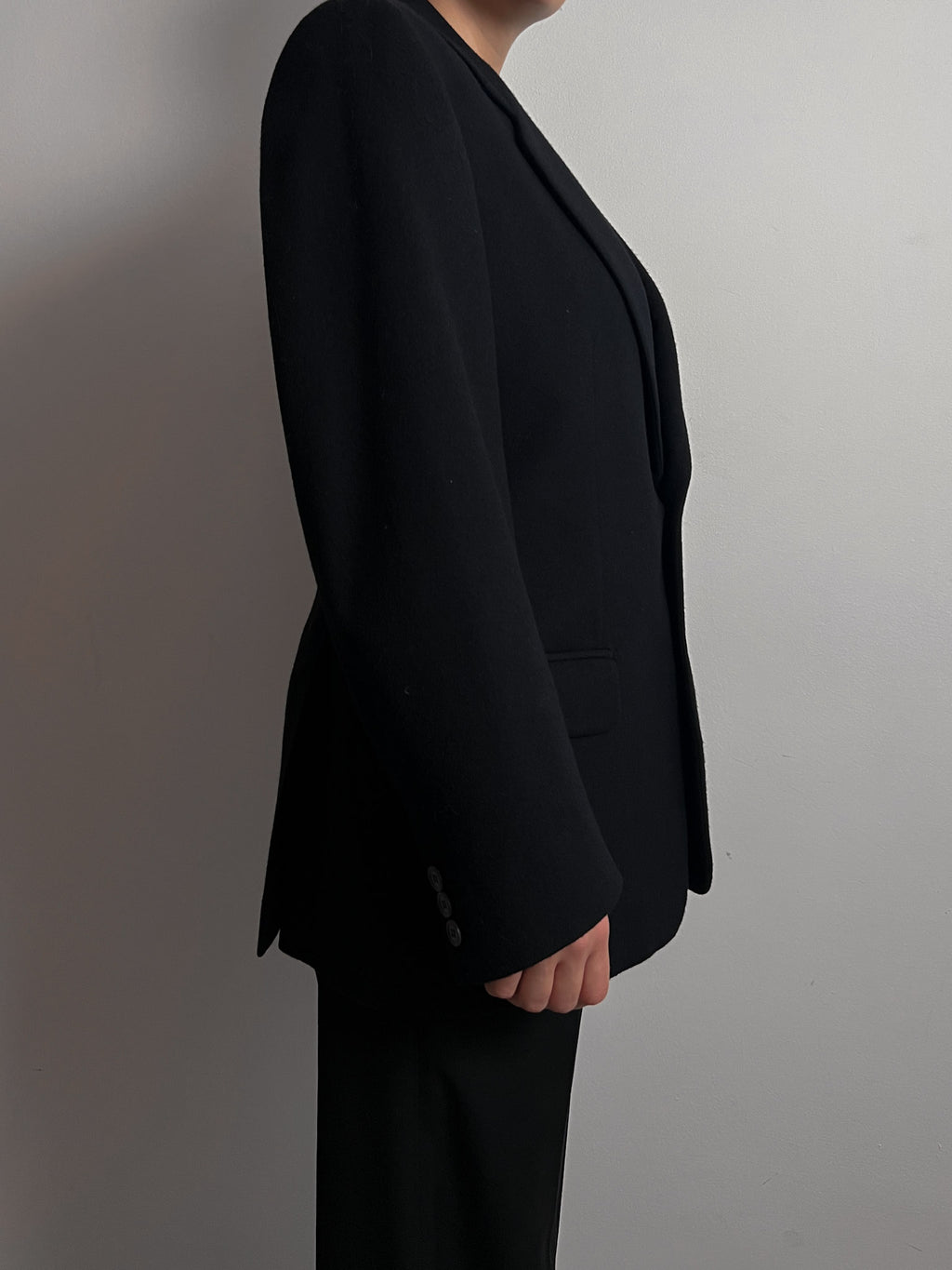 Mario Zegna/Furstenberg wool and cashmere blazer
