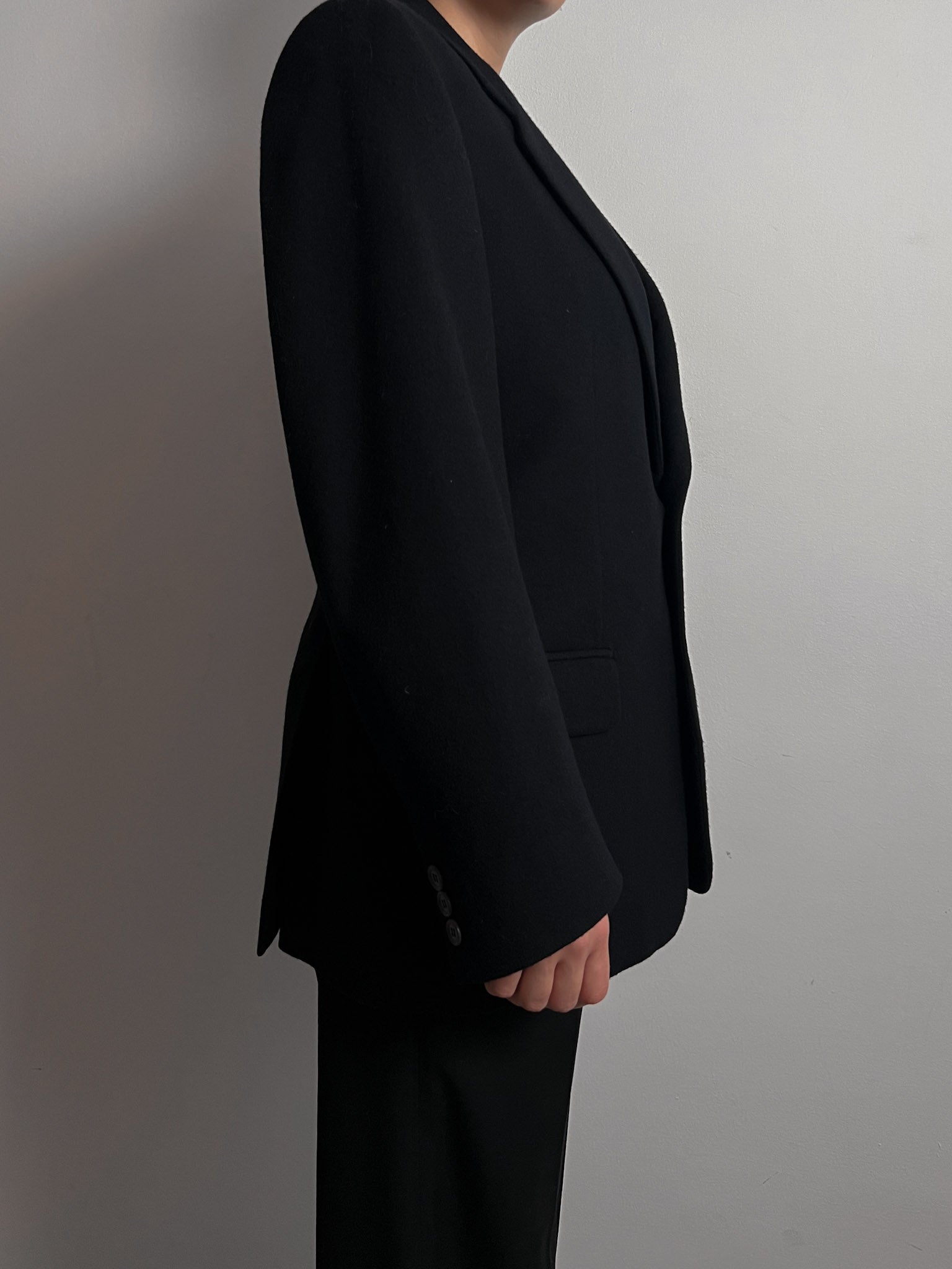 Mario Zegna/Furstenberg wool and cashmere blazer