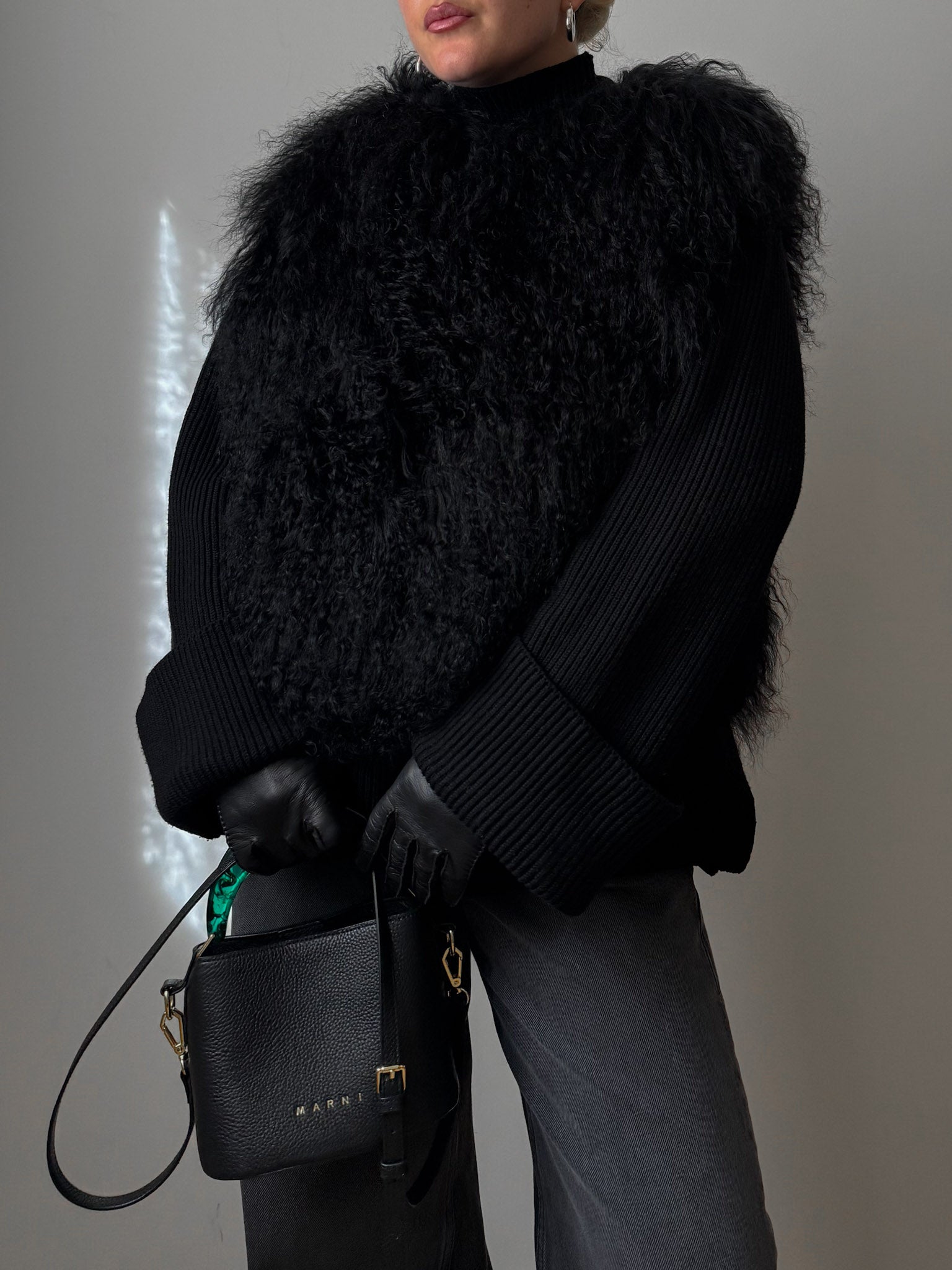 PRE-ORDER Black Mongolian Vest