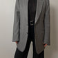 Yves Saint Laurent grey blazer