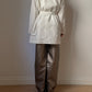 Made in Italy ivory trench