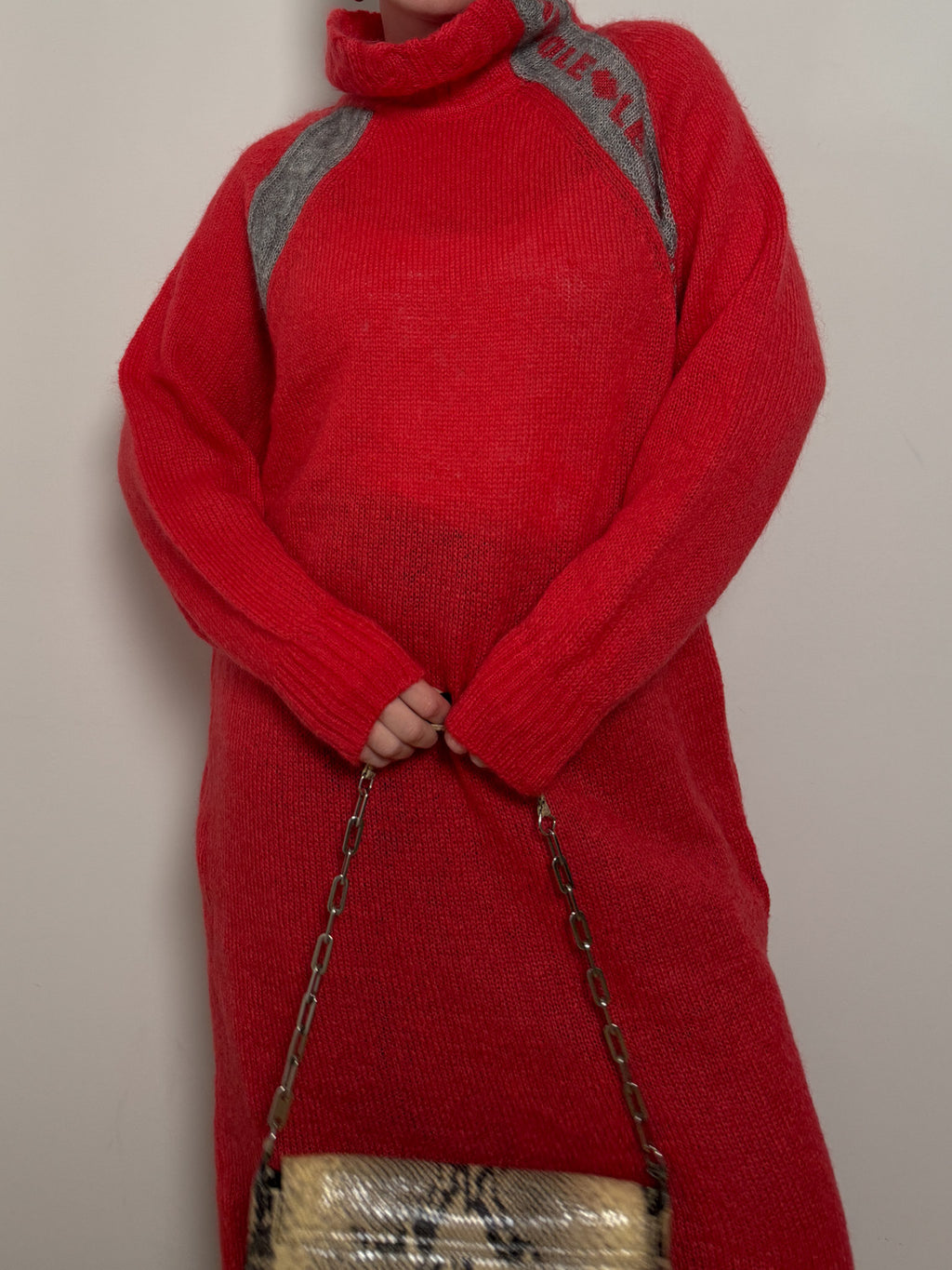 Superkid mohair coral dress