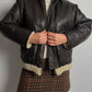 Aviator bomber jacket