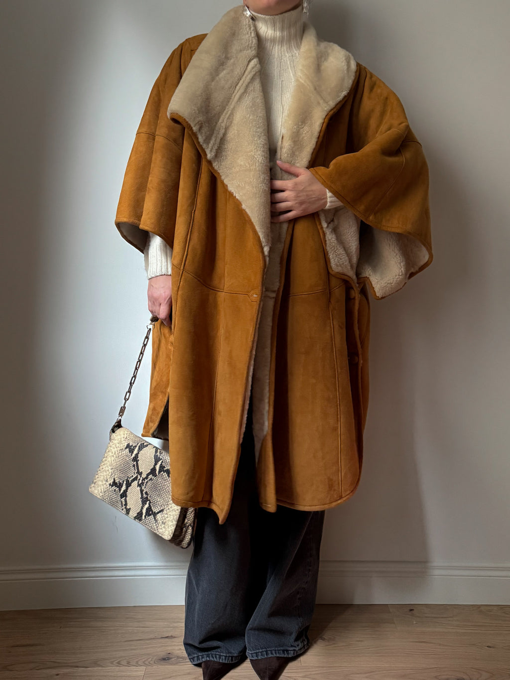 Original Shearling cloak