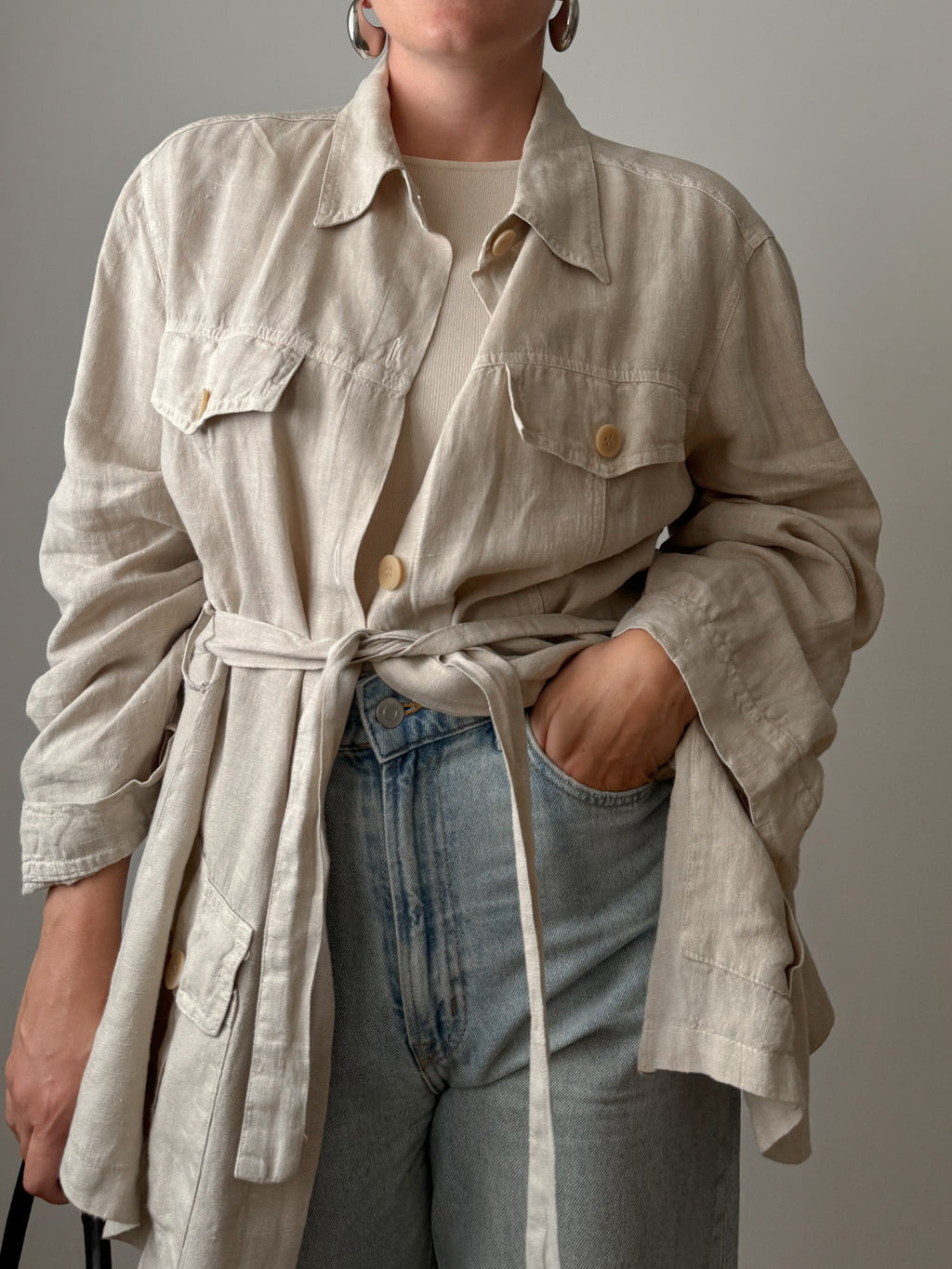 Pure linen sand saharan