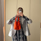Pure silk silver jacket