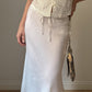 Armani Jeans pure linen white skirt