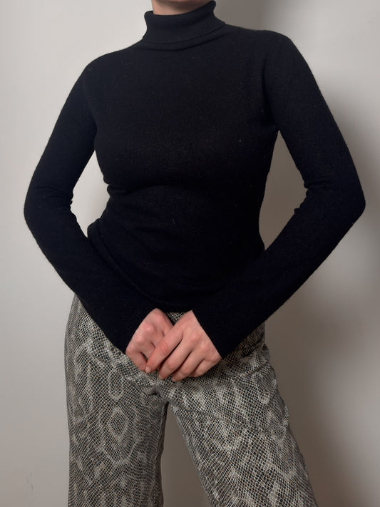 Pure cashmere turtleneck pull