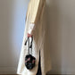 Shantung silk ivory duster