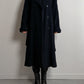 Pure wool blue long coat