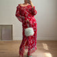 Pure silk floral co-ord
