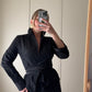 Black kimono blouse