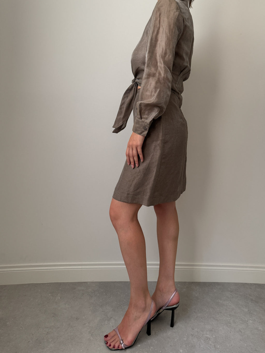 Shimmer taupe set