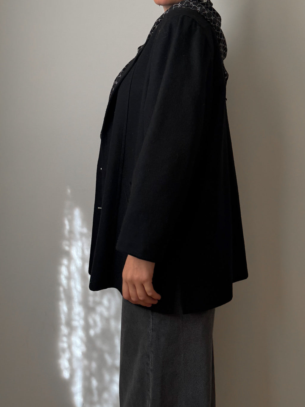 Pure wool black jacket