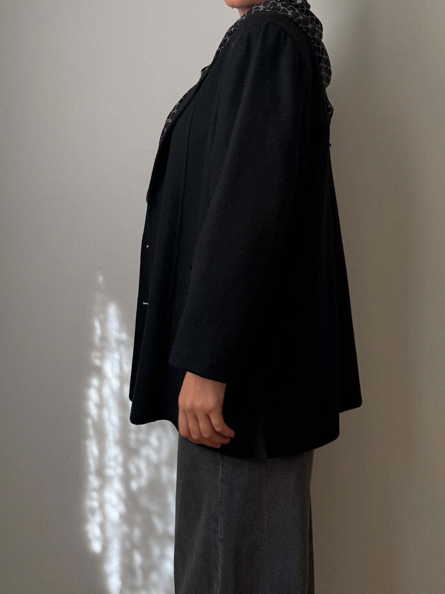 Pure wool black jacket