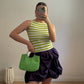 Bubble purple skirt