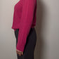 Pure new wool cyclamen turtleneck pull