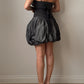 Voluminous grey balloon dress