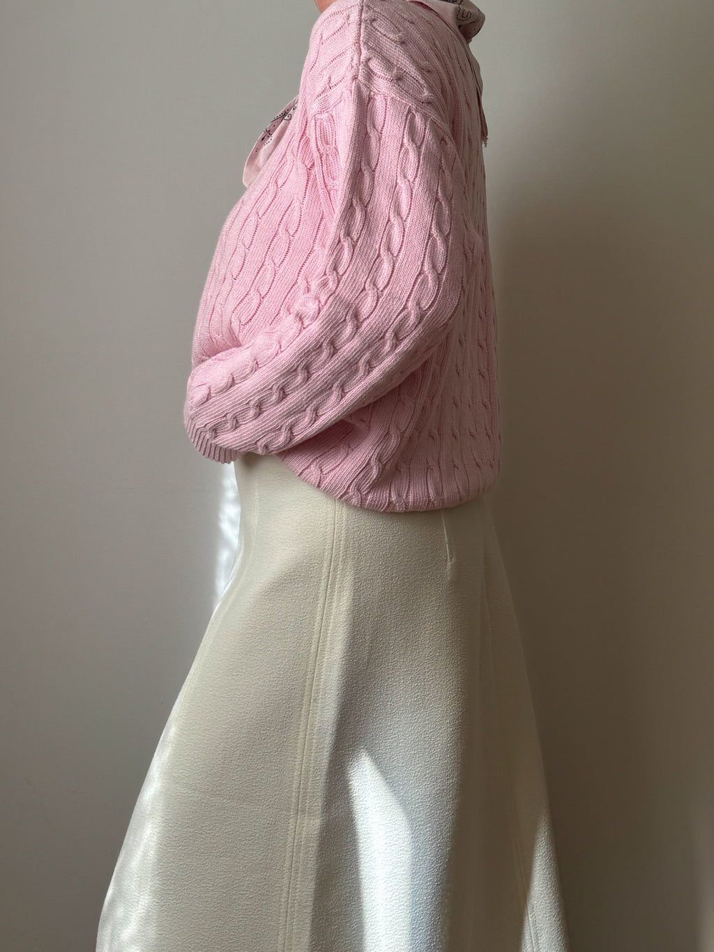 Pure cotton pink pull
