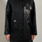 Piero Guidi real leather black jacket