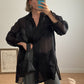 Pure silk black shirt