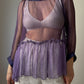 Seventy pure silk purple blouse