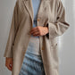 Pure wool sand blazer