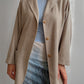 Pure wool sand blazer