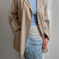 Pure wool sand blazer