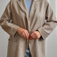 Pure wool sand blazer