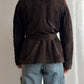 Real suede brown jacket