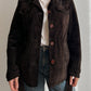 Real suede brown jacket