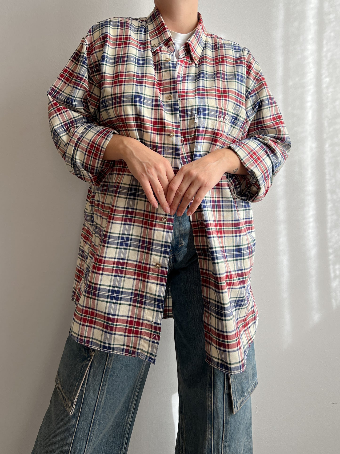 Levi's pure cotton checked shirt