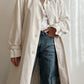 Classic ice long trench coat