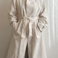 Classic ice long trench coat