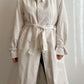 Classic ice long trench coat