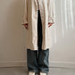 Classic ice long trench coat