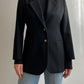 Pure virgin wool black blazer