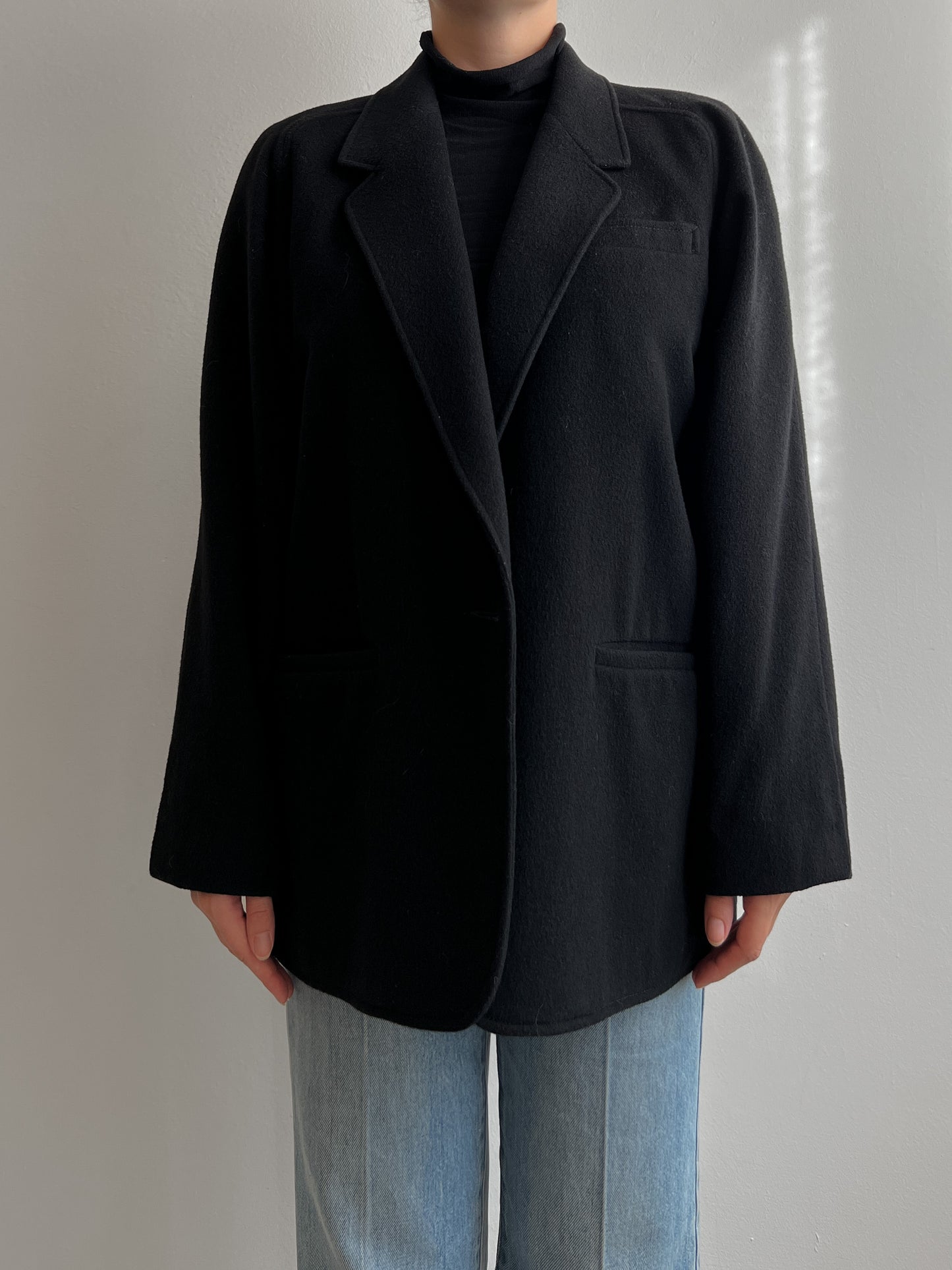 Pure wool black jacket