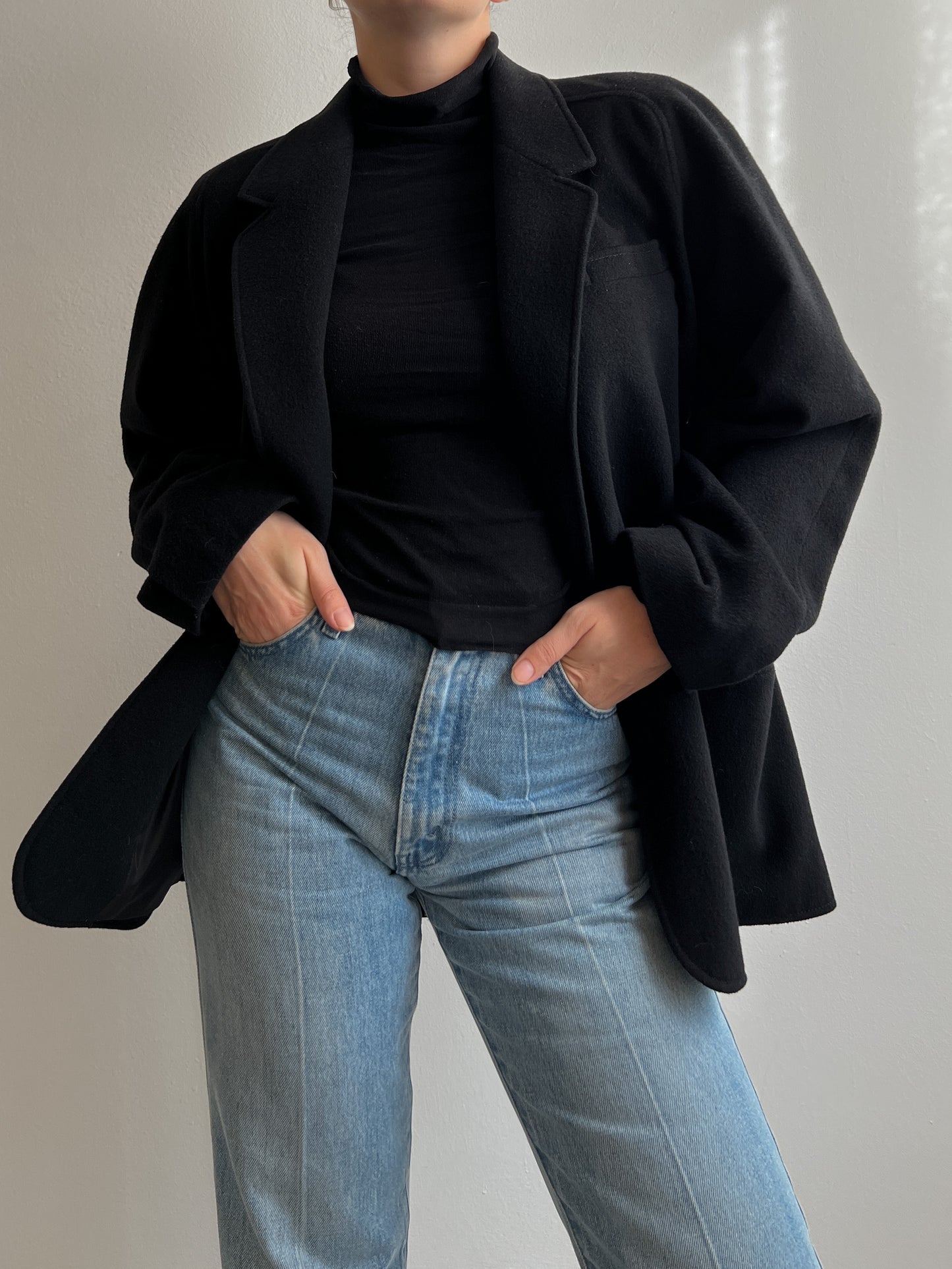 Pure wool black jacket