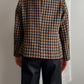 Wool and mohair checked jacket