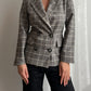 Pure virgin wool double breast blazer