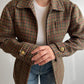 Pure wool checked jacket