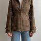 Pure wool checked jacket