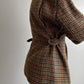 Pure wool checked jacket