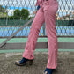 Blumarine satin pink pants