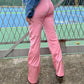 Blumarine satin pink pants