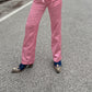 Blumarine satin pink pants